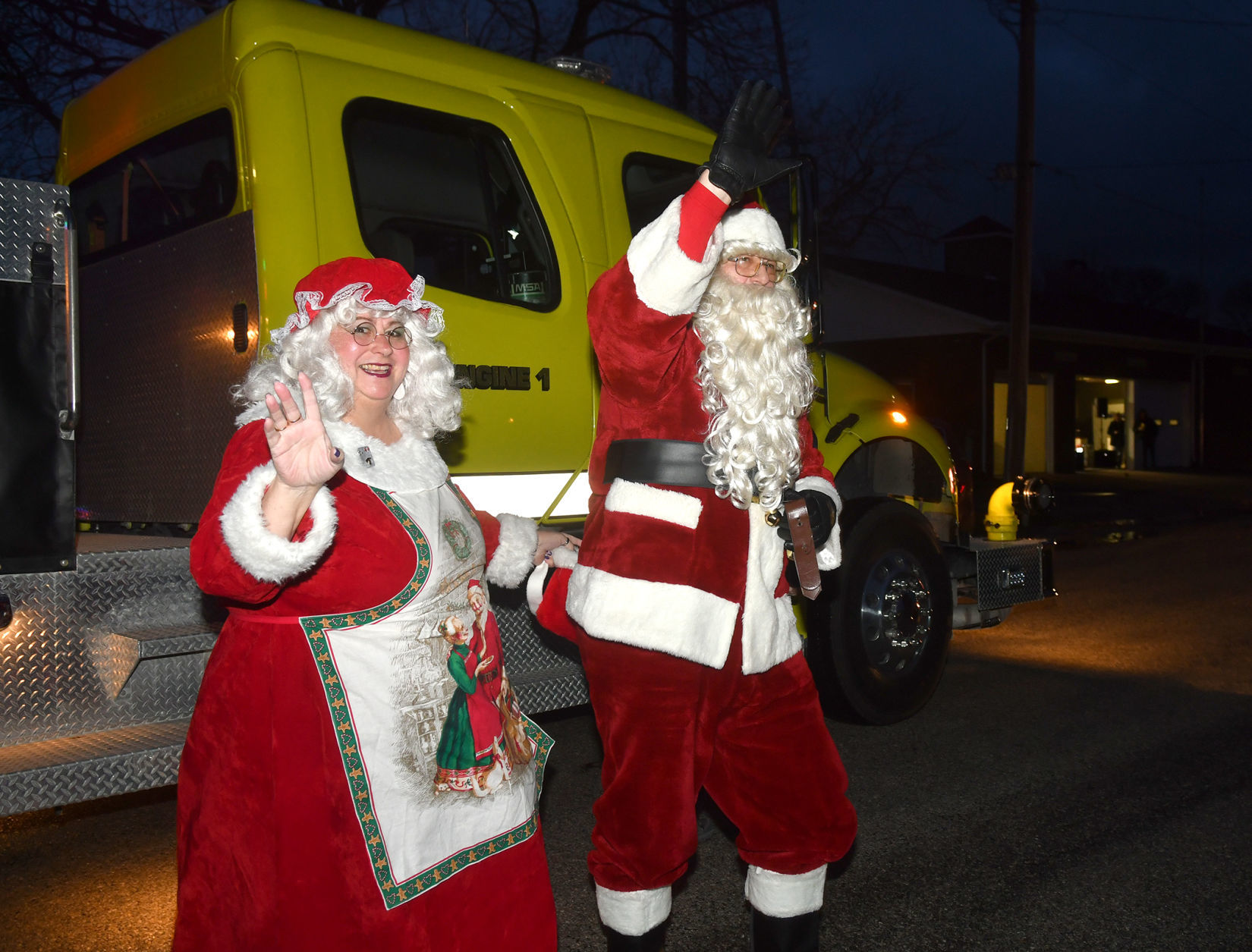 Blue Grass Christmas celebration with tree lighting ceremony.